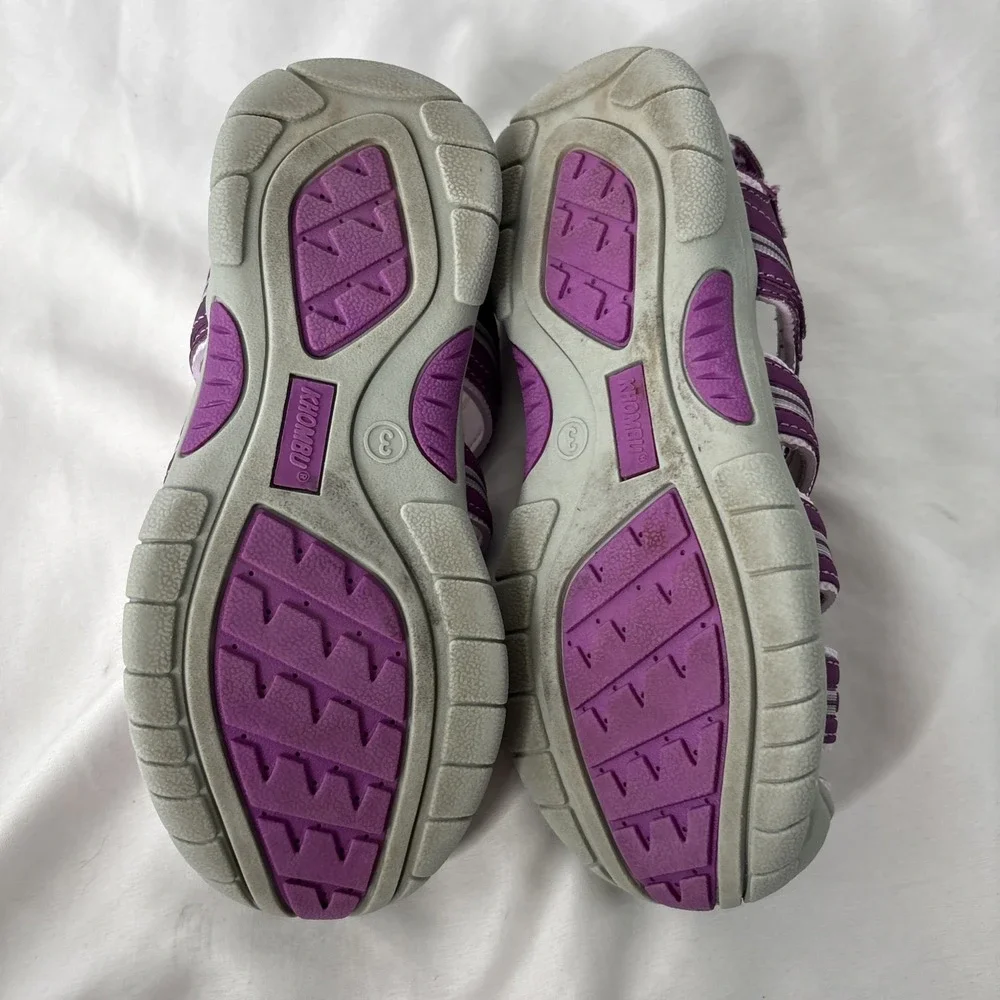 Khombu Sandy Kids Active Sandal Closed Toe‎ Purple/Pink Youth Size 3